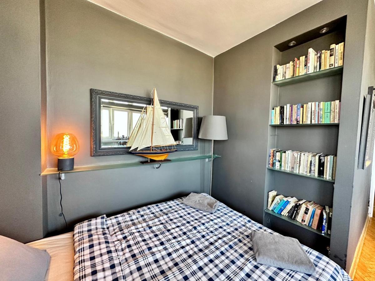 Super Apartament Grey Centrum 2X Metro Fast Wifi 300 Mbs Netflix Appletv Smarttv Spotify Panorama Miasta Varsóvia Exterior foto